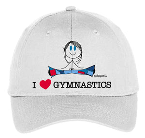 ball cap - I love gymnastics