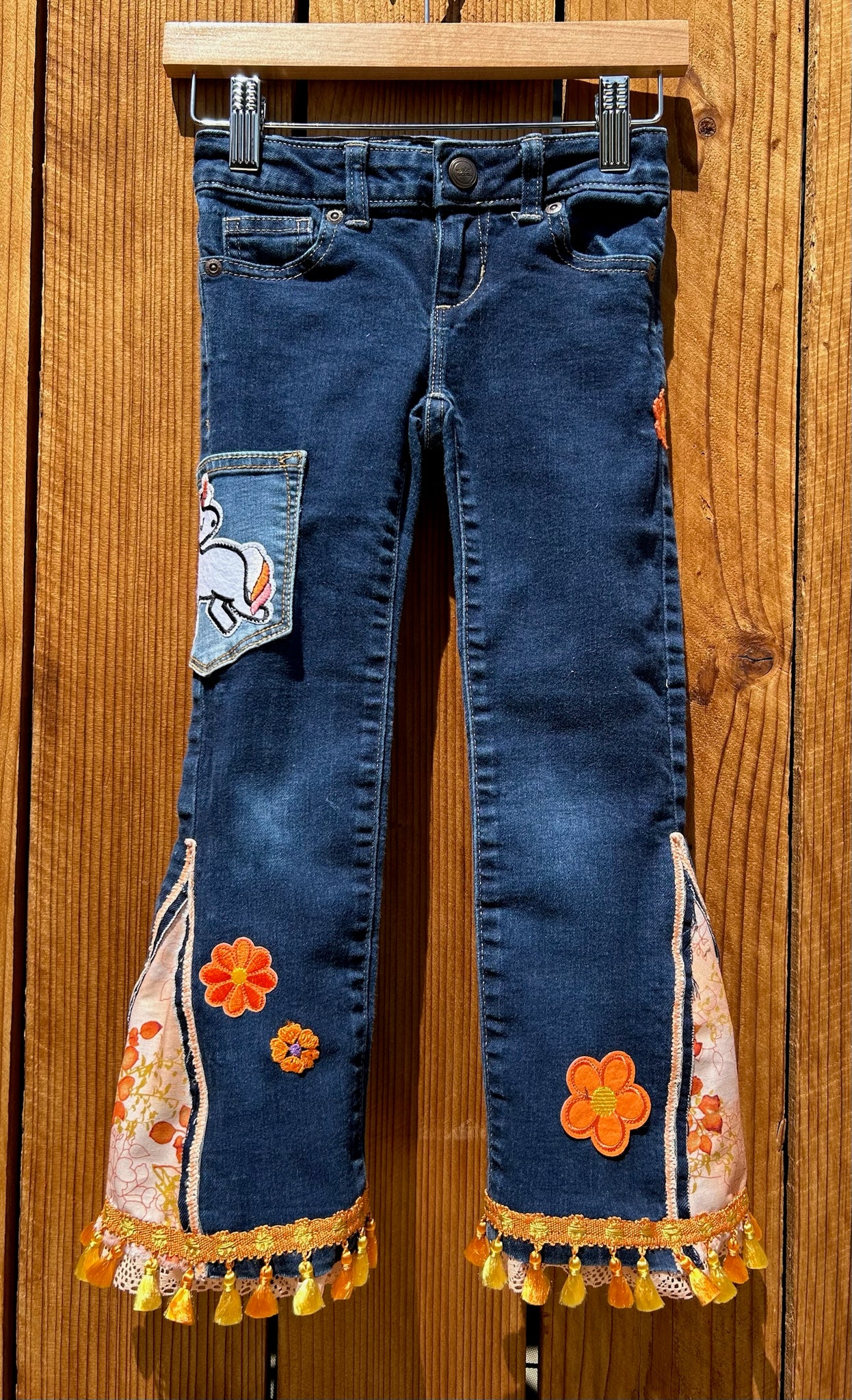 Girls Orange sunny flare Wonder Nation size 5