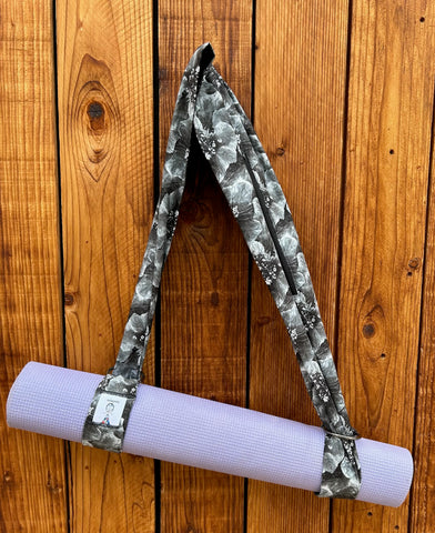 Black and Gray Yoga Mat Carrier