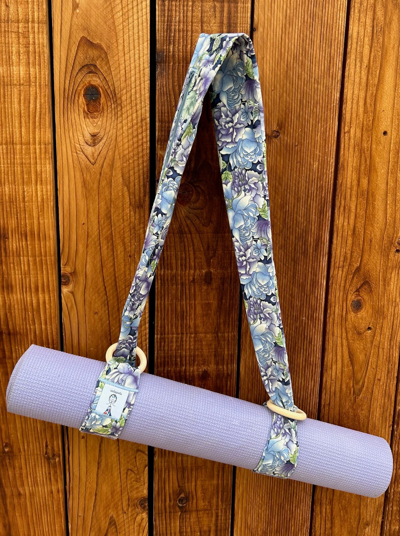 Blue and purple Yoga Mat Carrier
