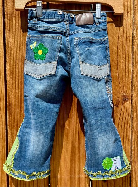 girls flare green time traveler Size 2-3T