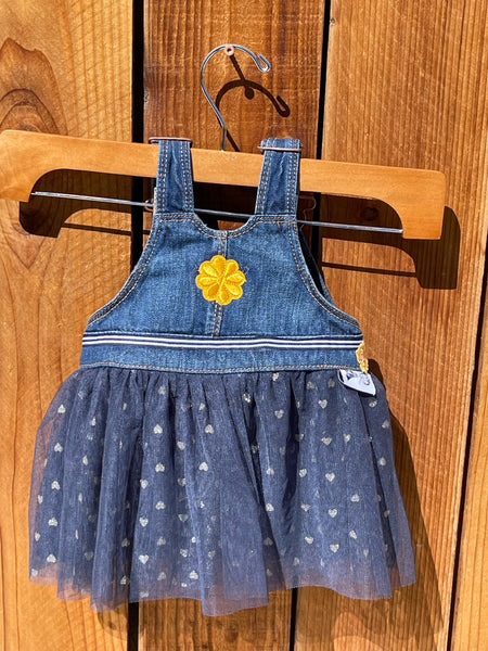 Bib dress blue Wonder Woman 6 Months