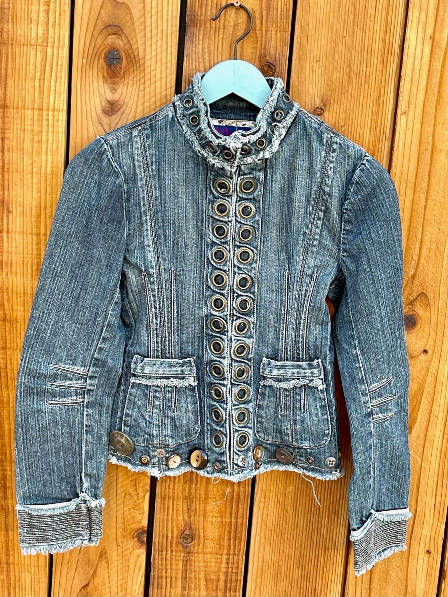 Ladies Jacket Rivets and buttons Size M