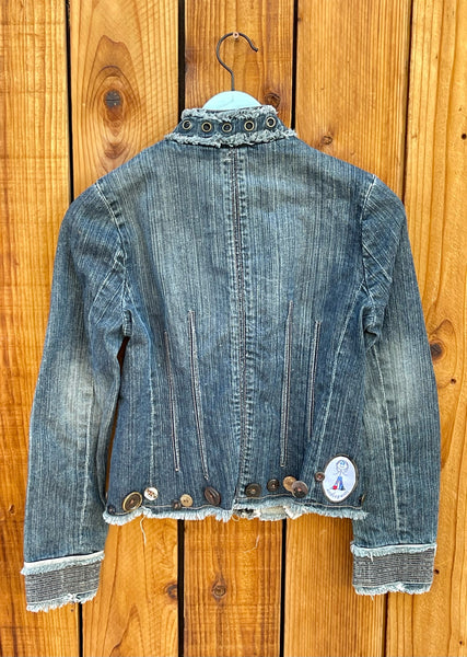 Ladies Jacket Rivets and buttons Size M