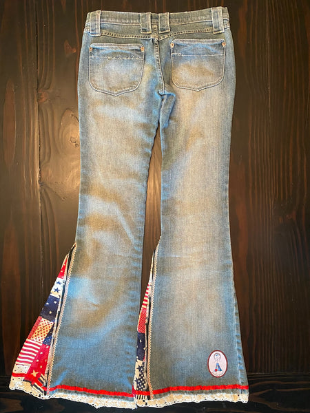 ladies flare mickey mouse Size 4