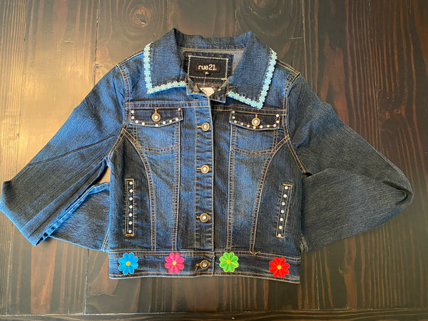 Girls Jean jacket Size M