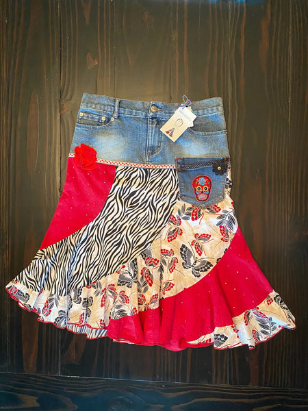 girls/ladies  skirt zebra Size 16