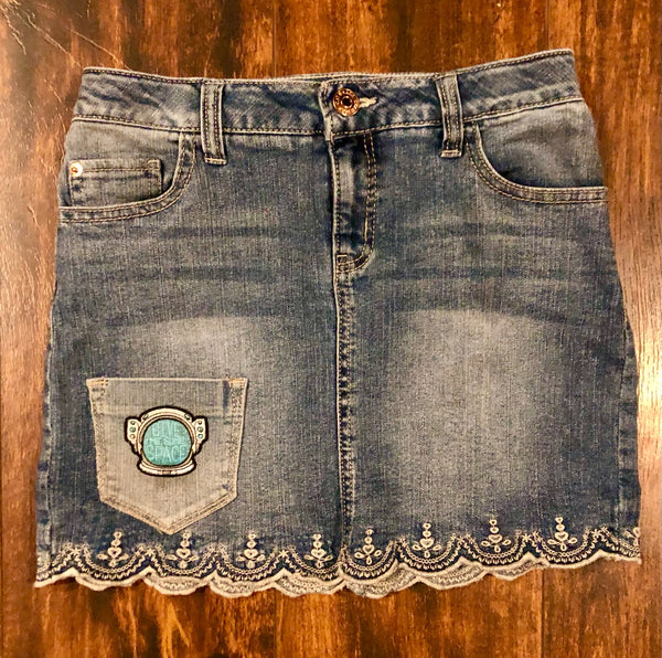 girls skirt space Size 10/12