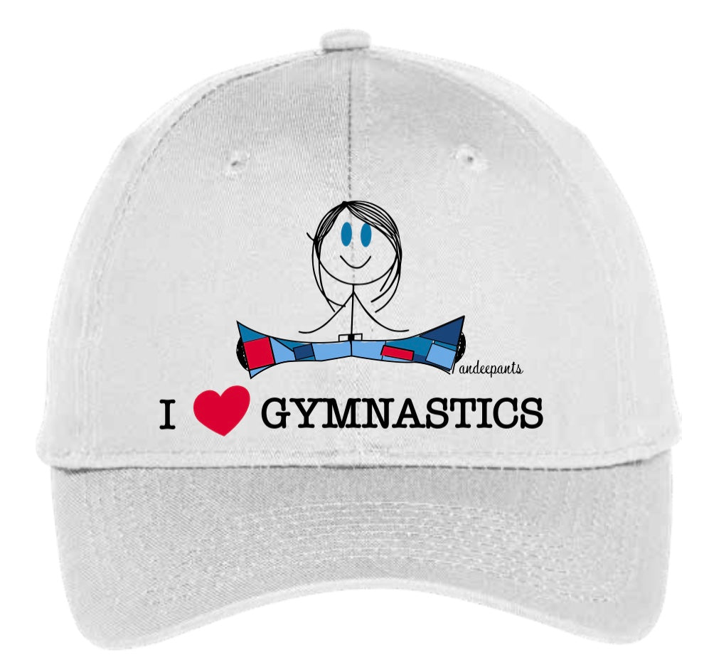 ball cap - I love gymnastics
