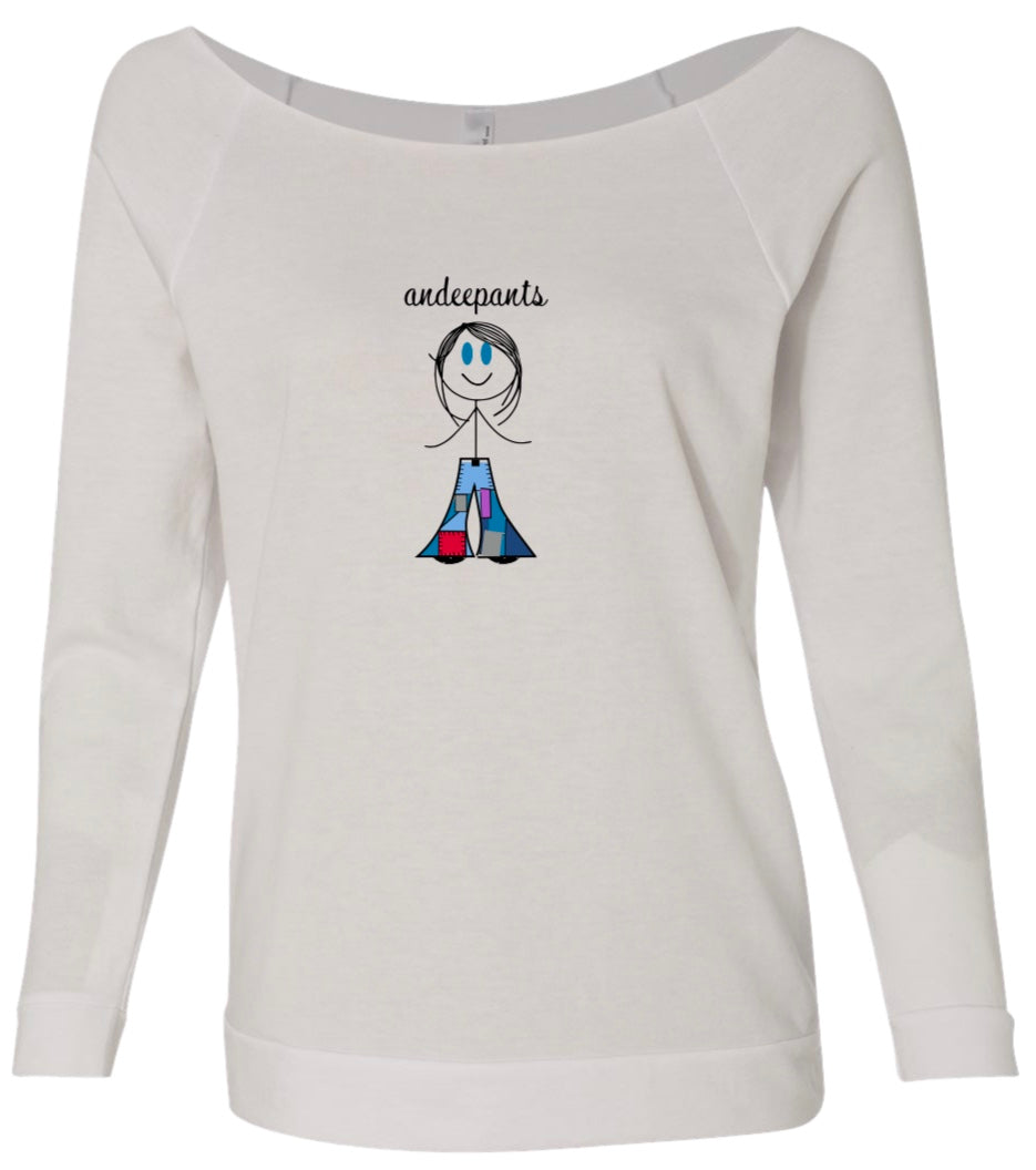 Ladies Raglan - embroidered andeepants