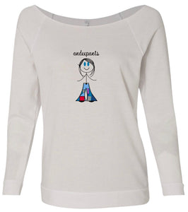 Ladies Raglan - embroidered andeepants